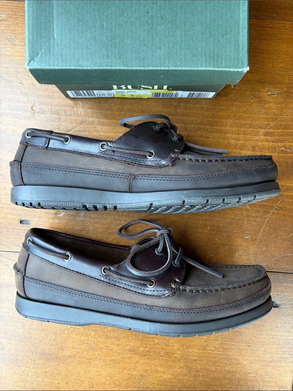 Nunn Bush Ontario Boat Shoe Loafer Brown  Sz 9